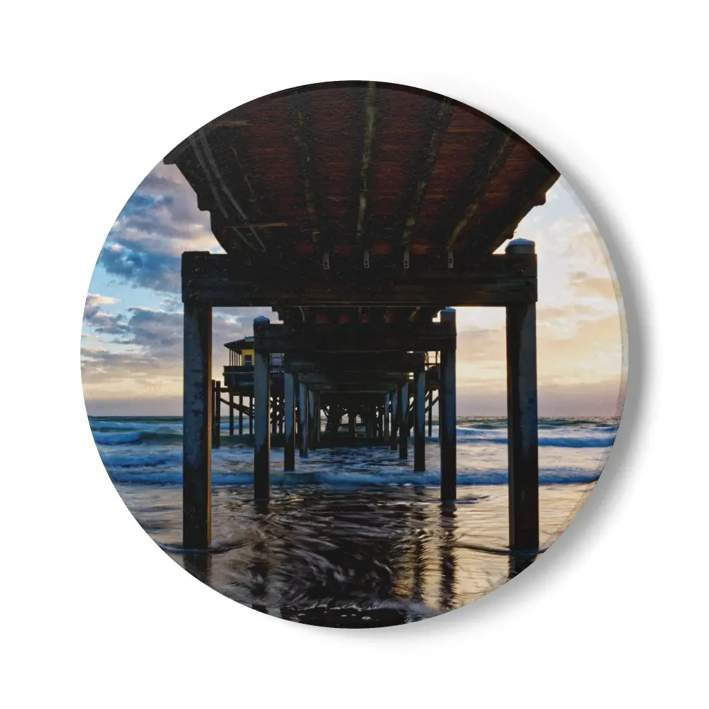 Coaster Crabby Joe's View From Below II (Round)