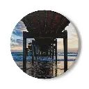 Coaster Crabby Joe's View From Below II (Round)