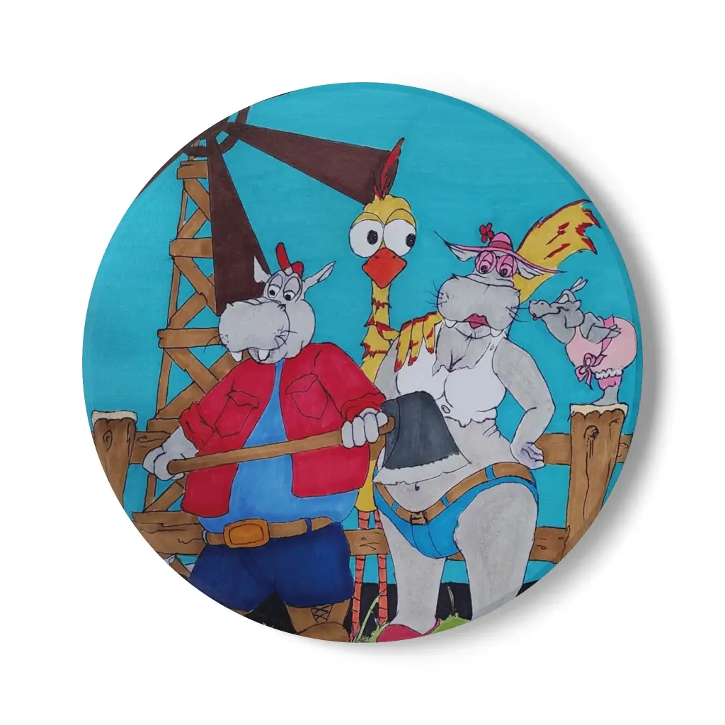 Coaster Family of Rhino I (Round)