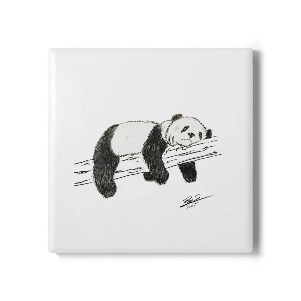 Coaster Sleeping Panda (Square)