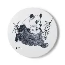 Coaster Panda Hug (Round)