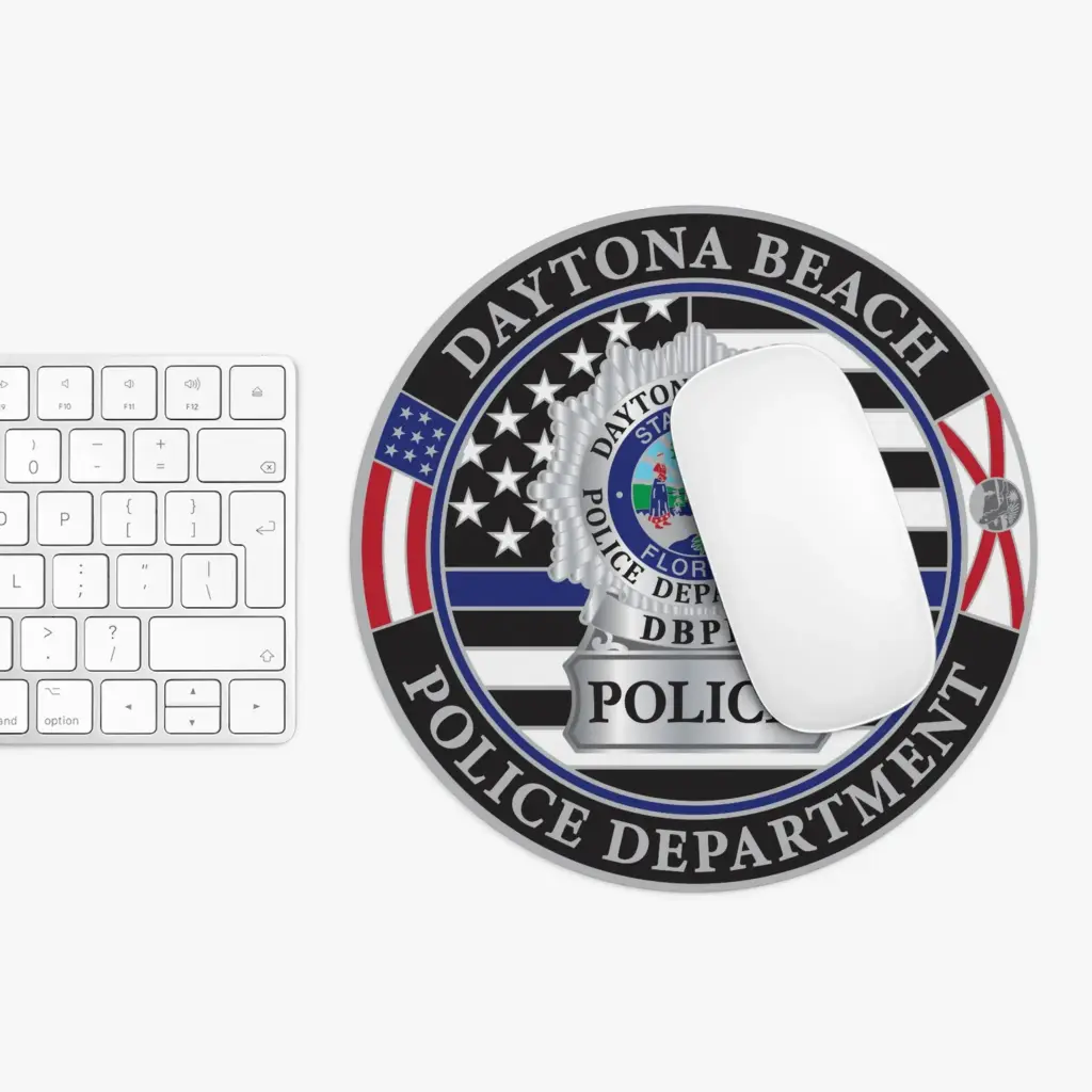 DBPD Official Patch Mouse Pad, Police