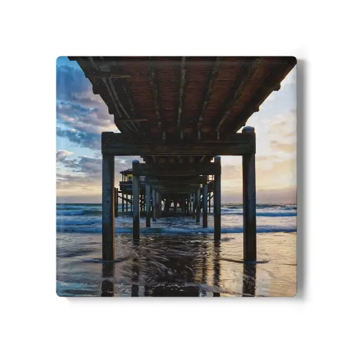 Coaster Crabby Joe's View From Below II (Square)