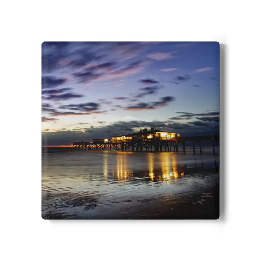 Coaster Crabby Joe's Nightime (Square)