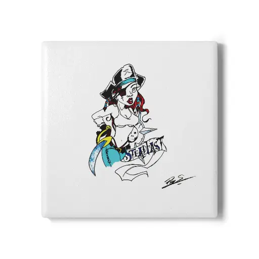 Coaster Pirate Lady (Square)