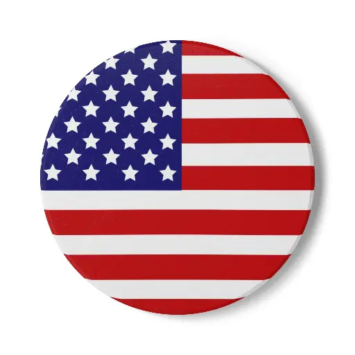 American Flag (Round)