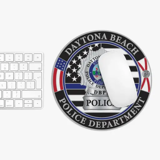 DBPD Official Patch Mouse Pad, Police
