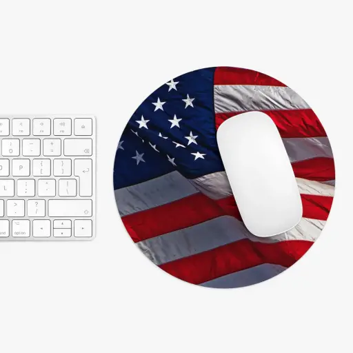 American Flag in the Wind, Mouse Pad